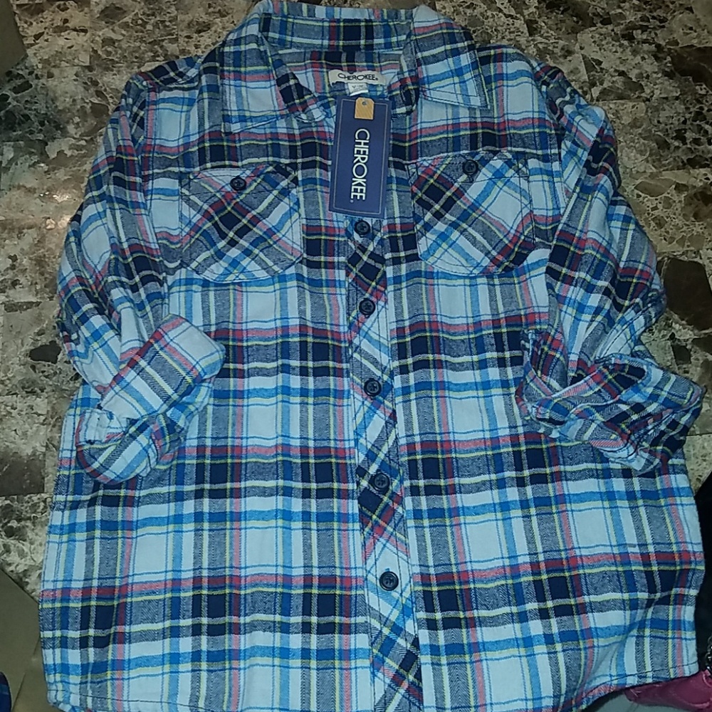 boys button up shirt size 8/10